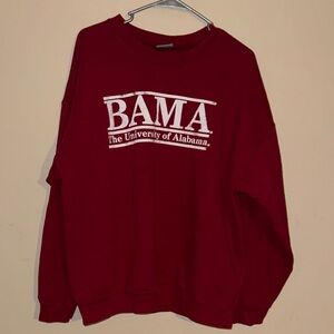 MV Sport Men's Crimson Crewneck Sweater Vintage XL